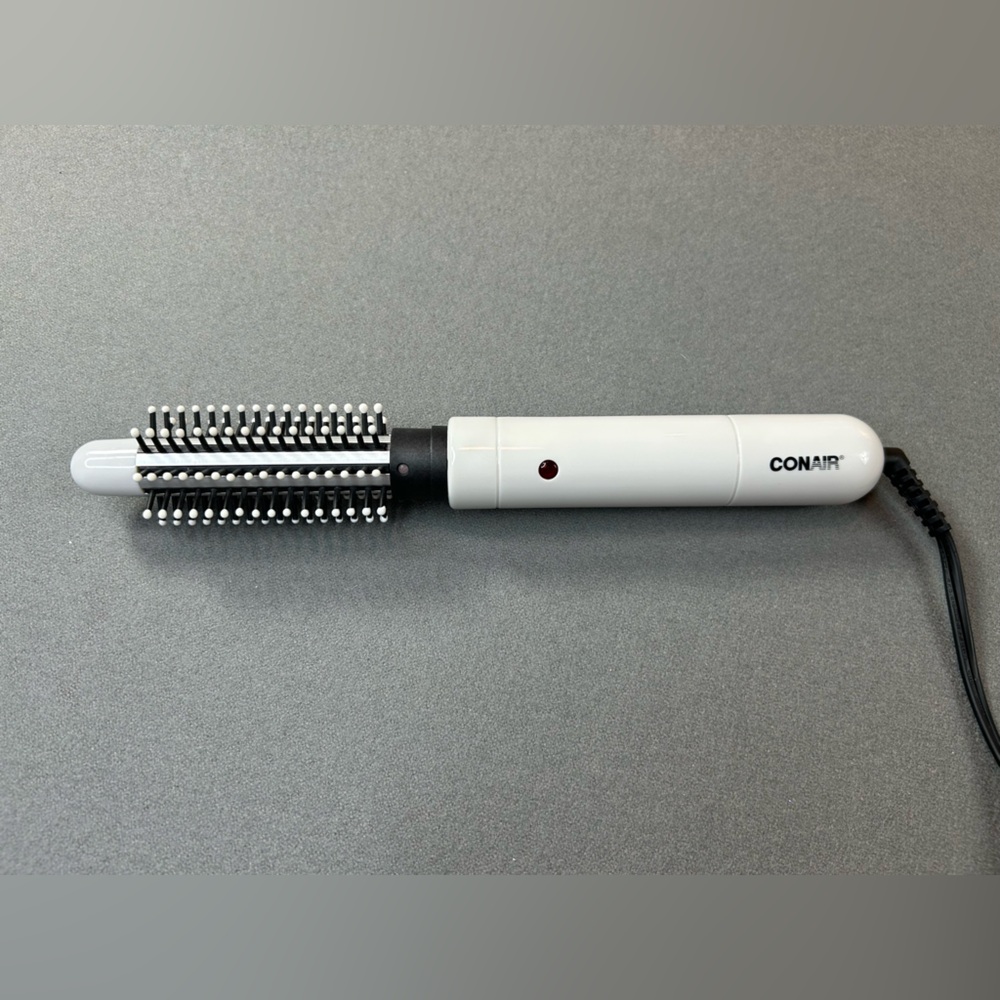Conair‎ White Round Brush Hot Air Styler Curls 'N Curls Styling Brush